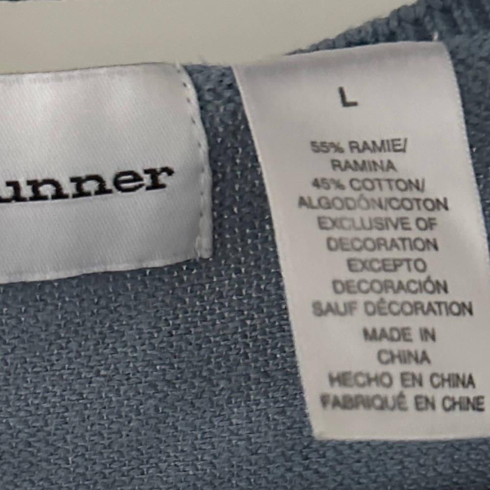 Vintage Blue & Brown Patchwork Embroidered Short … - image 3